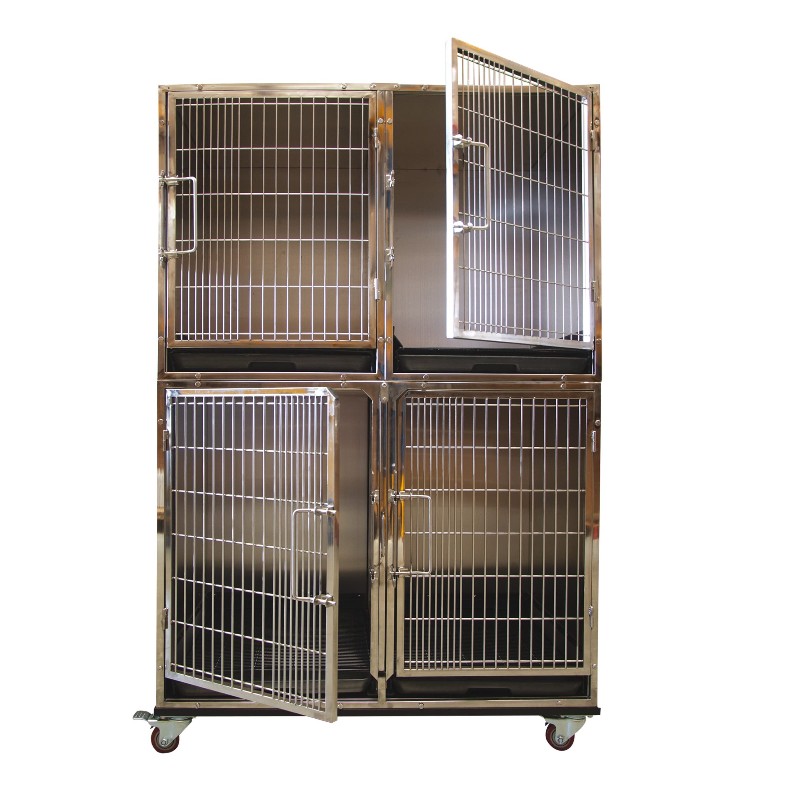 Cage Simple Inox - Chien Taille L