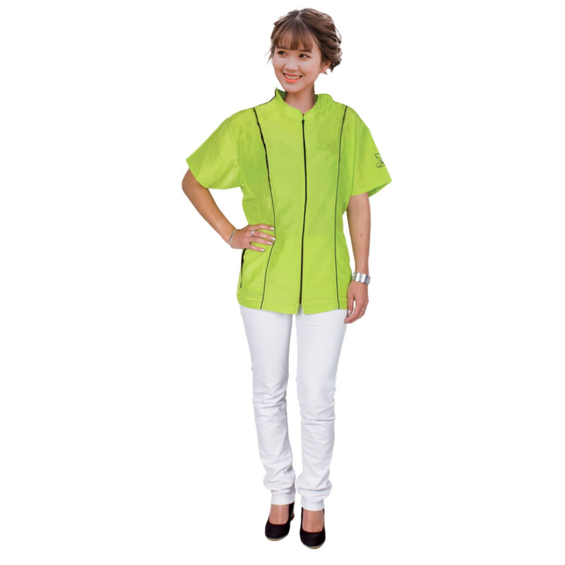 Blouse de toilettage verte professionnel Phoenix Universal